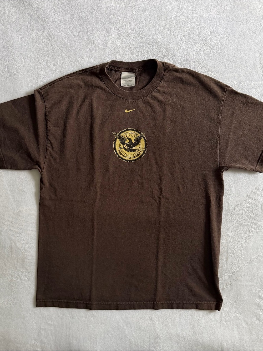 Vintage Y2K Nike Center Swoosh United
Countries of Baseball MLB Map Men XL RARE